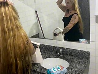 damn this cute latina teen fell on cam masturbating wet pussy in school bathroom during grad party hidden cam... so tight!
