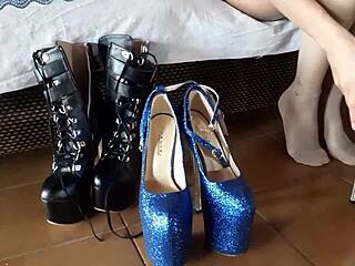 craving patent leather heels and pantyhose seduction in my wild passion?