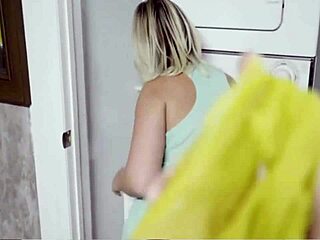 the horny stepmom sneaks in, craving her stepson's cock for some intense pussy pounding.