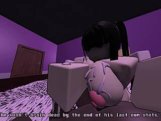 asian femdom rides black guy's cock cowgirl dominating roblox rule34 style