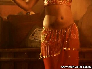 a romantic brunette indian girlfriend shares intimate solo moments