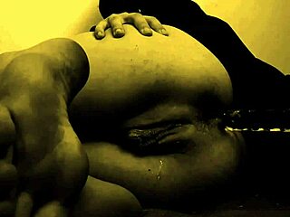 feeling that deep erotic shiver from hairy pussy dildo play wet solo