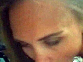 Young Blonde Teen Delivers Power Deepthroat Blowjob