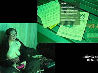 BBW Brunette Bares Huge Natural Tits in Naked Game Play