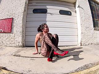 Thick Curvy Wife Flashes Huge Ass In Thong Bodysuit Walking Docks