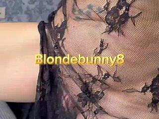 Flashing Pussy at Window Then Stretching with Fat Dildo