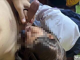 thai schoolgirl moans sucking monster cock creampie fuck