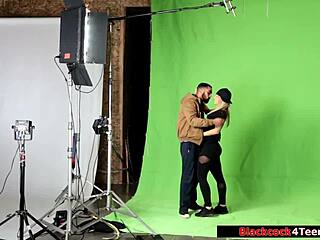 Blonde Fan Deepthroats And Rides Idol's Massive Bbc With Sloppy Sucking