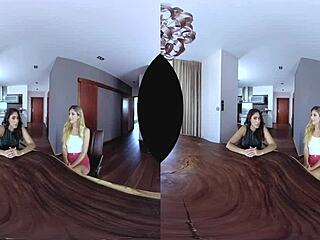 Czech FFM threesome has brunette MILF riding cock cowgirl while shaved pussy gets missionary pounded bent over