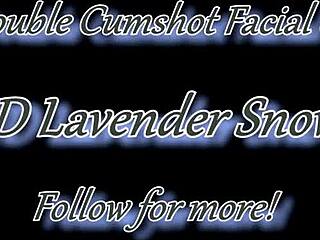 white lipstick milf throats double cumshot facial creampie deep