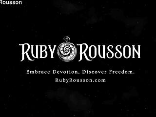 hey, finally releasing after chastity tease with ruby rousson...