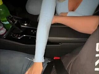 big tit blonde begs uber driver fuck me then creampie my pussy