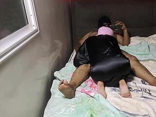 Whoa arab teen couple unleashes big black cock on fat wife assfucking frenzy!