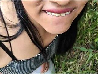 imagine fucking her wet pussy outdoors till she squirts everywhere