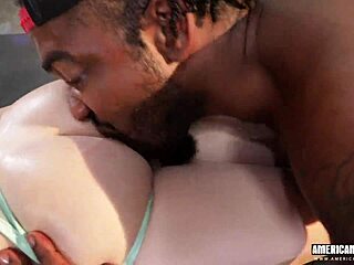 bi guys and girl swap back door pounding in sloppy interracial threesome massage