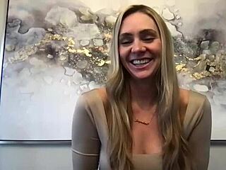 Tall Blonde MILF JJ Model Seduction Debut