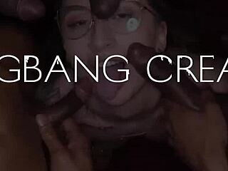 lada tada's tight holes double penetrated in scorching danish gangbang gangbangcreampie