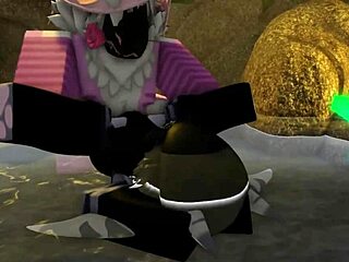 Shark's bath turns into rough creampie fuck fest