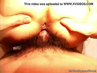 japanese brunette tied up sucks hairy pussy fucked hardcore til cumshot blast