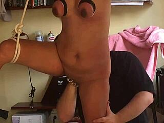 hogtied milf craves contrasting fist fucking bdsm thrill