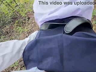 WOW! Sexy Thai Schoolgirl Gets Fucked Hard in Forest Outdoors?!