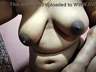 STEPSON FUCKS STEPMOM'S HUGE SAGGY TITS AFTER FINDING HER ALONE AT HOME