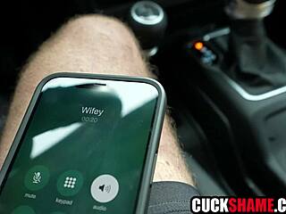 cuckold hubby spies wife cheating then forces her to fuck lover