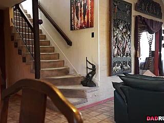 taylor sands takes her stepdad's monster cock deep and hard