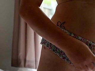 i'm joy fingering my big natural tits nipples to orgasm with dildo vibrator