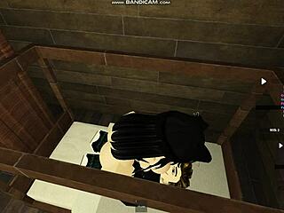 i pound roblox emo girl's tight pussy hard on bed part 2