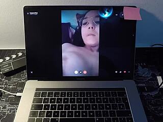 Spanish Webcam MILF Leyva Hot Fucks Fan With Big Tits And Shaved Pussy Creampie