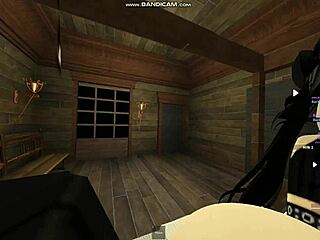 i pound roblox emo girl's tight pussy hard on bed part 2