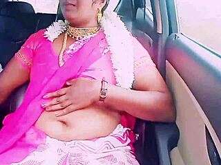 beautiful south indian housewife cheats with boyfriend for car sex and dirty telugu talk
