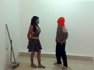 who knew work would turn into boss stepson railing lazy latina cowgirl style?