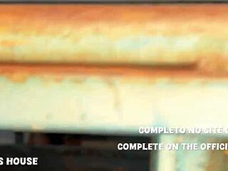 curvy travesti with huge cock fucks boy all afternoon on farm