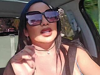 Big Titted Latina Niece Tricks Innocent Aunt into Relaxing Massage Car Fuck
