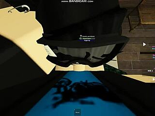 i pound roblox emo girl's tight pussy hard on bed part 2