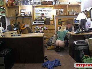 Blonde Woman Banged By Pawn Keeper Hard