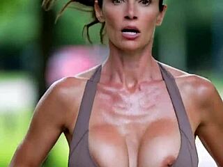 damn my huge natural tits bounce wild while jogging in park