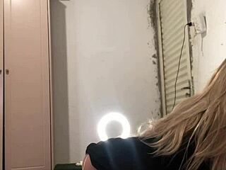 Brunette Fucks Real Doll Ass Anal Masturbation Toy Deep While Wife's Away