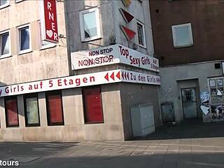 exploring sights along reitwallstrasse in hannover germany