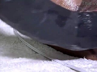 holy shit mature asian maxine x gapes her huge pussy n clit with massive dildos n toys!!