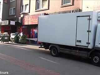 exploring sights along reitwallstrasse in hannover germany