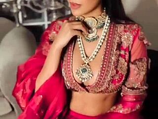 Sexy Actress Teases Boobs and Nipples