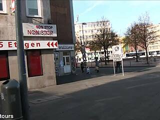 exploring sights along reitwallstrasse in hannover germany