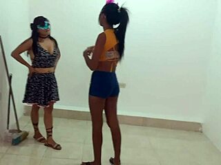 who knew work would turn into boss stepson railing lazy latina cowgirl style?