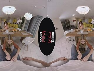 stepsis brunch turns into big tits blowjob taboo