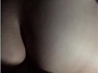 arab milf's shaved holes get fucked hard then cum-drenched