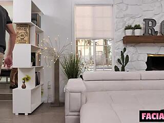 wanna see this girl scout slut swallow huge cum facial load?