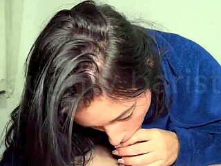 Juicy wet blowjob leads to ripped clothes creampie in tight pussy... intriguing? 💦🍆